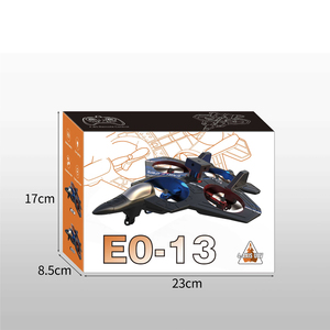 JinYing Color Box USB Charging Li-ion Battery F22 Mini Fighter <b>Plane</b> Foam Toys with Obstacle Avoidance - Product Image 2