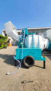 Kexin jzc350 560L DIESEL Powered 16hp hiệu quả cao tự rơi bê tông trống trộn động cơ bơm 10-14M/h cho xây dựng - Product Image 5