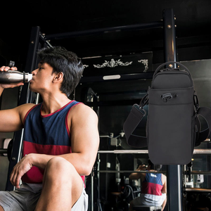 Bolsa de Gimnasio Multifuncional Impermeable, Bolsa de Deporte Cruzada para Interiores y Exteriores con Compartimento Magnético para Botella - Product Image 3