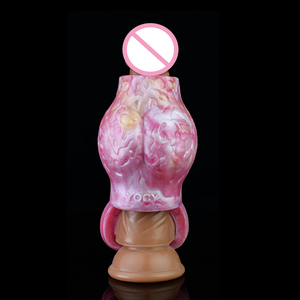 Großhandel Günstiger Weicher Silikon-Penishülle Dildo-<span class=keywords><strong>Sleeve</strong></span> mit Hundeknoten Tierpenis-Dildo zur Penisvergrößerung Sexspielzeug - Product Image 2