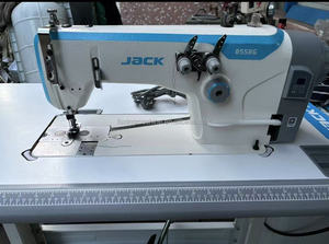 Nouvelle machine à coudre industrielle à point de chaînette simple et double aiguille Jack JK-8558G, idéale pour la couture de jeans et d'ombrelles - Product Image 3