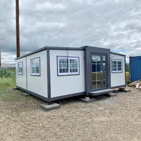 Maison préfabriquée en conteneur maritime de luxe, 4 chambres, petit bureau, maison miniature luxueuse 2020 avec cuisine et salle de bain