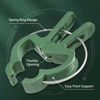 Clips de jardin pour plantes, supports de tomates, pinces de maintien en ABS, piquets pour plantes grimpantes, clips de treillis doux pour fleurs et plantes