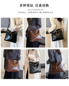 Mode femmes sacs à bandoulière dame luxe sacs à main en cuir Pu femmes sac à main pour femmes haute qualité sacs à bandoulière - Product Image 4