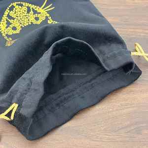 Velvet Jewelry Pouch <b>Makeup</b> <b>Bag</b> for Rings and Earrings Customizable Velvet <b>Bag</b> - Product Image 4