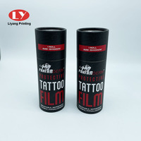 Boîte d'emballage en tube de carton cylindrique personnalisée pour parfum, film de tatouage, bougie, chemise - Boîte cadeau rigide recyclable professionnelle
