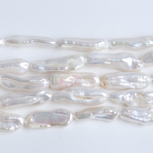 Cuentas de Perlas de Agua Dulce Naturales, Hechas a Mano, de 7-9 mm, Forma Barroca, Color Rosa Pipa, Orificio Recto, para Hacer Collares - Product Image 4