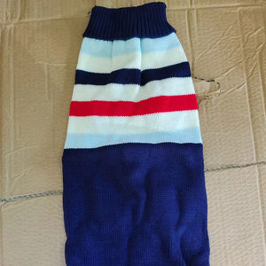 Suéter de Punto Cálido a Rayas para Cachorros, Otoño Invierno, para West Highland White Terrier, Bichon Frise, Teddy, <span class=keywords><strong>Yorkshire</strong></span> - Product Image 1