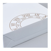 Boîte cadeau rigide personnalisée avec logo estampé à chaud or/argent, finition mate écologique, emballage d'anniversaire, vente en gros OEM