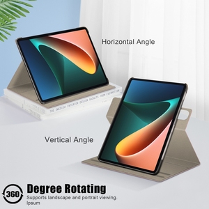 Funda de Cuero con Soporte para Tablet <span class=keywords><strong>Xiaomi</strong></span> <span class=keywords><strong>Mi</strong></span> <span class=keywords><strong>Pad</strong></span> <span class=keywords><strong>5</strong></span> Pro de 11 Pulgadas, Color Sólido, Rotación de 360 Grados - Product Image 6