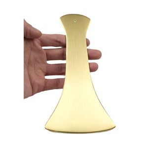 Pala de latón, tablero de raspado, herramienta Universal de Metal antibacteriano para masaje de pies, dragado de cuerpo entero y alivio de los ganglios linfáticos del cuello - Product Image 6