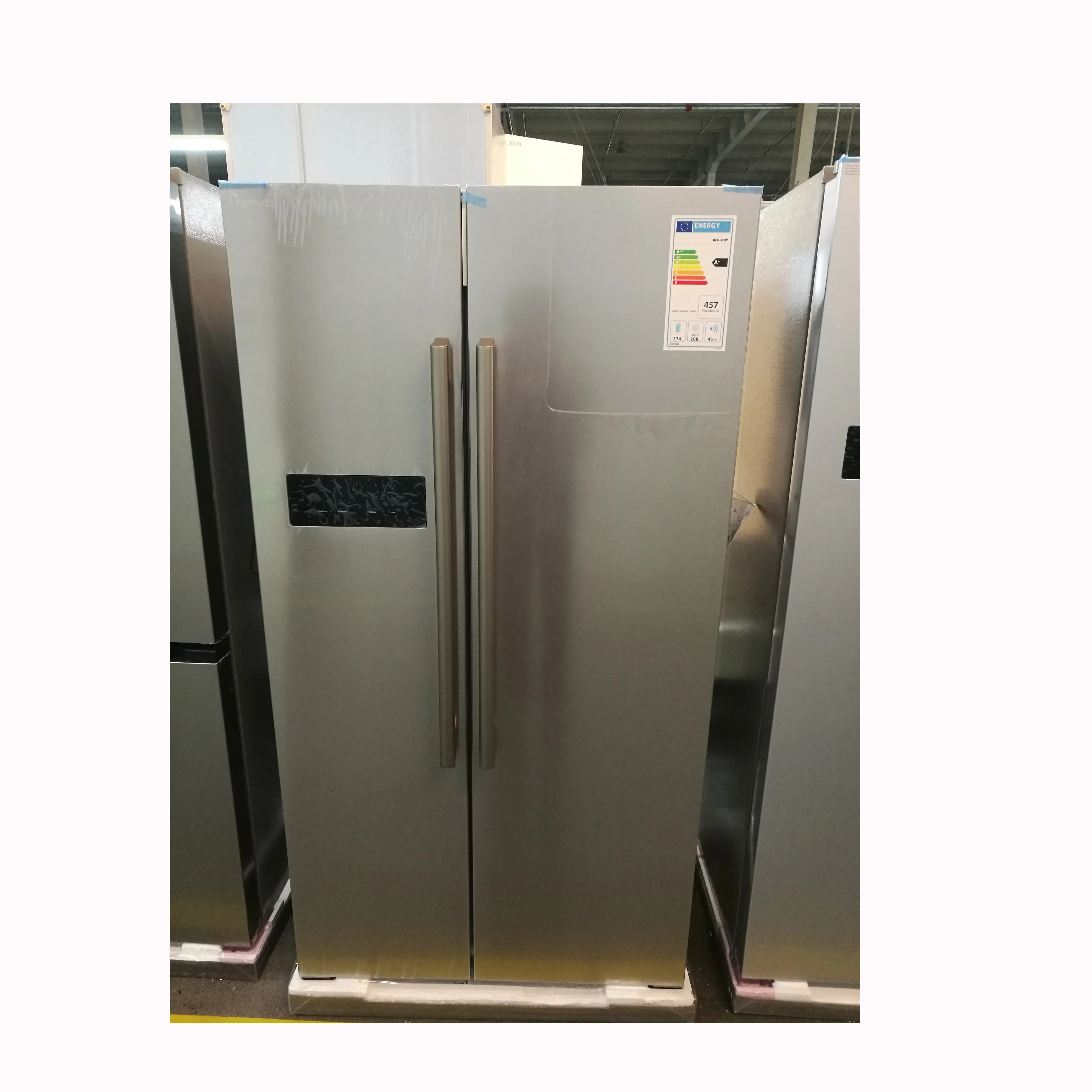 White Refrigerator with Ice Maker