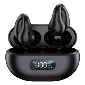 2023 Hot Selling Low Price YYKQ80 Earbuds Earclip Clip-on Ear Clip Headphone YYK-Q80 TWS Headset YYK Q80 Wireless Earphone