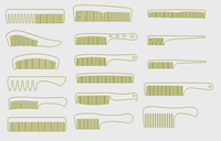 Peigne à cheveux en acétate de cellulose à dents larges effet écaille de tortue pour femme, 4 mm, vente en gros Bemay