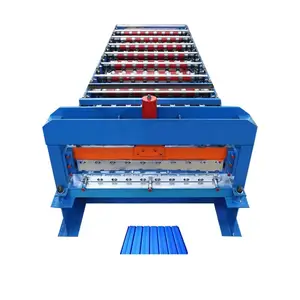 Farbstahl Trapez-Rollformmaschine für Fliesenherstellung
