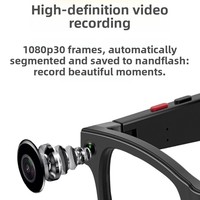 Lentes Inteligentes con IA AIMB-G1, Grabación HD, Reproducción de Música, Función de Llamadas, Grabación de Voz, Captura de Video y Fotos, Cámara de 5 Megapíxeles