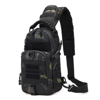 Sac à dos de camping en plein air unisexe, pour sports, randonnée, escalade, cyclisme, pêche, tactique MOLLE, imperméable, camouflage, 36-56L