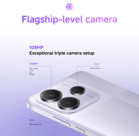 Smartphone Redmi Note 14 5G 8+256G EU Octa-Core 120Hz FHD AMOLED 108MP Double SIM LTE Global compatible avec le français, l'espagnol et l'anglais