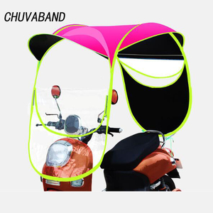 CHUVABAND Vente en gros Parapluie de vélo étanche au vent <span class=keywords><strong>Pare</strong></span>-<span class=keywords><strong>soleil</strong></span> pour scooter électrique moto Impression de logo <span class=keywords><strong>personnalisable</strong></span> - Product Image 1