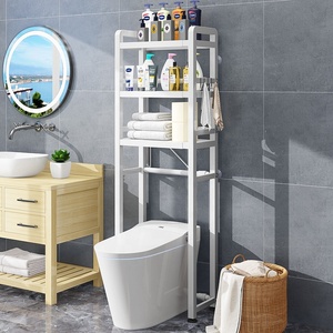 Factory Direct Stainless Steel Rack Toilet Cabinet Shelving Kitchen <strong>Washing</strong> <strong>Machine</strong> Rack Bathroom Space-saving <strong>Shelf</strong> - Product Image 6