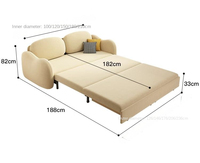 Großhandel Günstige Wohnmöbel Modernes Design Wohnzimmer Multifunktionales Klappsofa