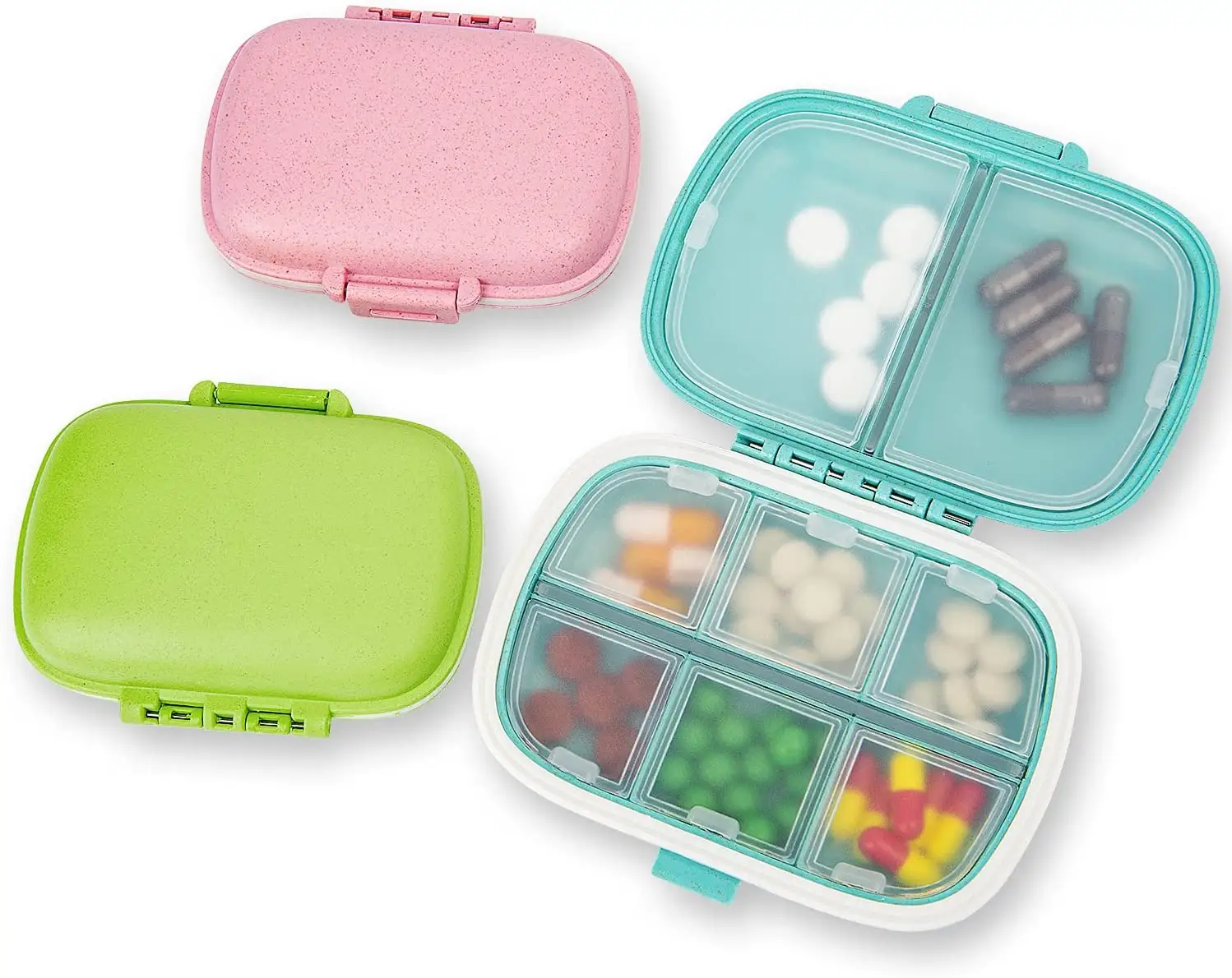 Compact Medicine Storage Organizer Wöchentliche Pillen box