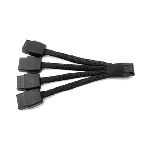 Adaptador de Enchufe en Línea 12VHPWR PCIE5.0 para Tarjetas Gráficas RTX4090 4080 3 en 1, Fuente de Alimentación con Contactos de Cobre para Carcasa de <span class=keywords><strong>PC</strong></span> - Product Image 5