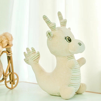 Vente en gros Coton biologique 30cm Dragon Jouets en peluche pour bébés Fabricants personnalisés Durables Jouets en peluche sûrs pour les âges 5-7 ans