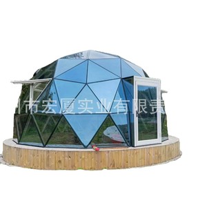 Modern Dome <b>Tent</b> 6-8 Person <b>Large</b> Space Four-season Outdoor Glass House PC Bubble <b>Tent</b> For Hotel - Product Image 4