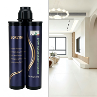Coulis époxy pour carrelage mural et de sol d'hôtels et hôpitaux, OEM/ODM, couleur personnalisée, coulis de jointure bicomposant
