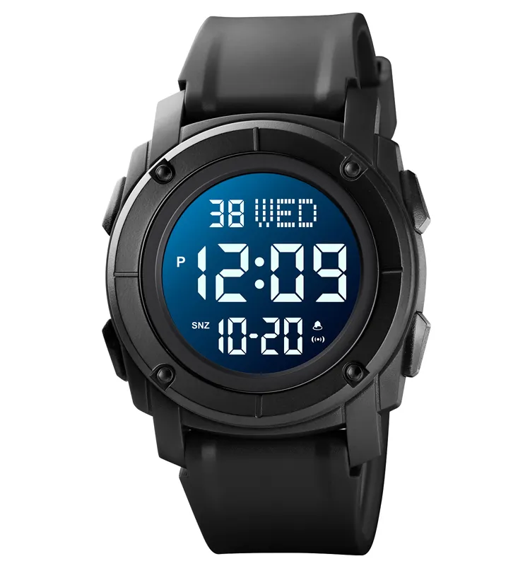 SKMEI 1853 Reloj Digital Sport Jam Tangan Pria Penjualan Laris Merek Jam Tangan Pria Waktu Ganda