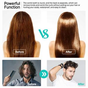 Ý tưởng quà tặng nhà máy tùy chỉnh lược với logo nhựa chống tĩnh điện bàn chải tóc bạch tuộc Lược Công cụ làm tóc massage Lược - Product Image 5