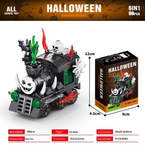 Bloques <span class=keywords><strong>de</strong></span> Construcción <span class=keywords><strong>de</strong></span> Halloween con Diseño <span class=keywords><strong>de</strong></span> Calabaza y Fantasma, Más <span class=keywords><strong>de</strong></span> 200 Piezas, Decoración <span class=keywords><strong>de</strong></span> <span class=keywords><strong>Bruja</strong></span>, Regalo para Niños y Adultos - Product Image 3