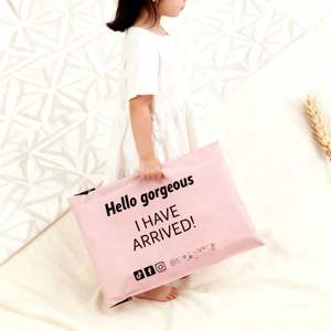 Sacs d'expédition en polyéthylène pour courrier, sacs d'emballage personnalisés écologiques avec logo violet, sacs d'expédition en polyéthylène pour colis - Product Image 2