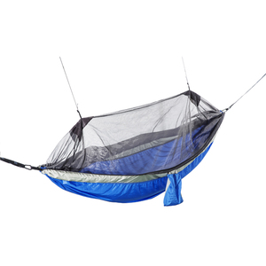 Hamaca para acampar al aire libre portátil de nailon 2020 con doble árbol plegable con mosquitera - Product Image 6