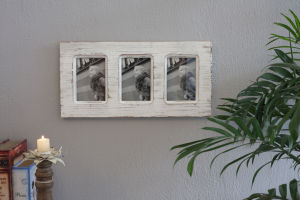 Mdf kết hợp đóng khung 3-mở Cắt Dán 5x7 đa cổ mộc mạc trang trí nội thất bán buôn bilderrahmen tường gỗ nghệ thuật khung hình ảnh - Product Image 6