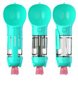 4 in 1 çok fonksiyonlu <span class=keywords><strong>pet</strong></span> malzemeleri açık yürüyüş seyahat taşınabilir köpek su şişesi gıda konteyner ve dışkı torbası dağıtıcısı ile - Product Image 4