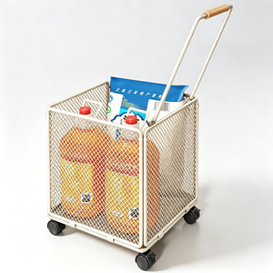 Carrito de Compras Grande para Supermercado, 340L, Resistente, con Ruedas Silenciosas, Cesta de Alambre, para Tiendas de Abarrotes, Almacenes y Comercios, Kit Profesional - Product Image 4