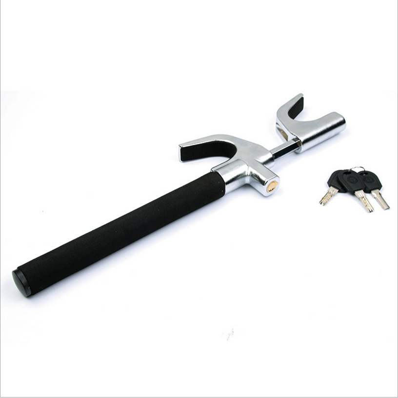 LOVEYOUNG AY-WL1025 Car Steering Wheel Lock - Twin Bar Anti-Theft Security Device | Ningbo Beilun Lo