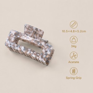 Pince à cheveux grande taille en acétate ShilyOS Premium, vente en gros, logo personnalisé, imprimé léopard, pince à cheveux vintage, coffret cadeau OEM - Product Image 3