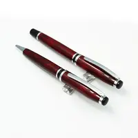Персонализированная рекламная Роскошная Тяжелая красная металлическая шариковая ручка, ручка руководителя