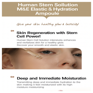 AMPOLLAS DE CÉLULAS ESTRÉLLARES M&E AMPOULE-TAZO COMPANY Coreanas para el Antienvejecimiento, Hidratación, Renovación de la Piel, Niacinamida, Adenosina, Ácido Hialurónico - Product Image 6