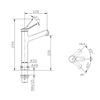 Robinet de salle de bain monocommande en gros, mitigeur de lavabo rotatif avec cartouche céramique, en acier inoxydable sans plomb