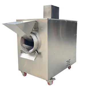 Automatic Nuts Seeds Roaster / Bean Peanut Roasting Machine Price