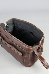 Diseño personalizado Dopp Kit Wash Bag Set Neceser de cuero Bolsas de aseo - Product Image 4