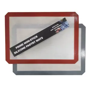 Tấm lót nướng silicon chống dính chịu nhiệt cao, dày 0.70 mm, kích thước 16 1/2 x 11 5/8 inch, dạng nửa tấm, dùng cho lò nướng - Product Image 1