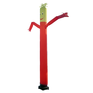 WINSUN Outdoor Advertising Carnival Festival Event Decoration <b>Red</b> Green Waving Hand Sky Dancer Tube Man Inflatable Air Dancer - Product Image 1