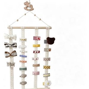 Hair Clip <b>Storage</b> <b>Wall</b> Mounted Display Rack Organizer For Bathroom Home Use 4 Layers Rectangular <b>Hanging</b> Type - Product Image 4