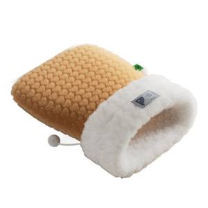 Cama para Gatos, Bolsa de Dormir para Mascotas, Alfombra de Invierno para Interiores, Cálida, Semicerrada, de Felpa Suave, Saco para Gatos, Cama Cálida para Cachorros y Gatitos - Product Image 6