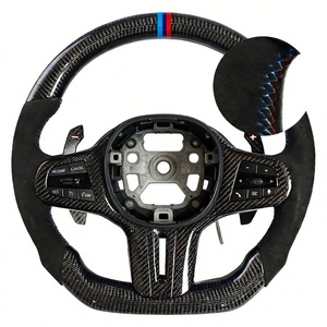 Volante <span class=keywords><strong>Deportivo</strong></span> Personalizado de Fibra de Carbono y Alcántara para <span class=keywords><strong>BMW</strong></span> G20 G28 G30 G38 G80 G82 M320i M330i M330e M340i 540i G02 G11 - Product Image 2